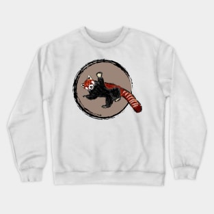 Artwork of a Red Panda IV Crewneck Sweatshirt